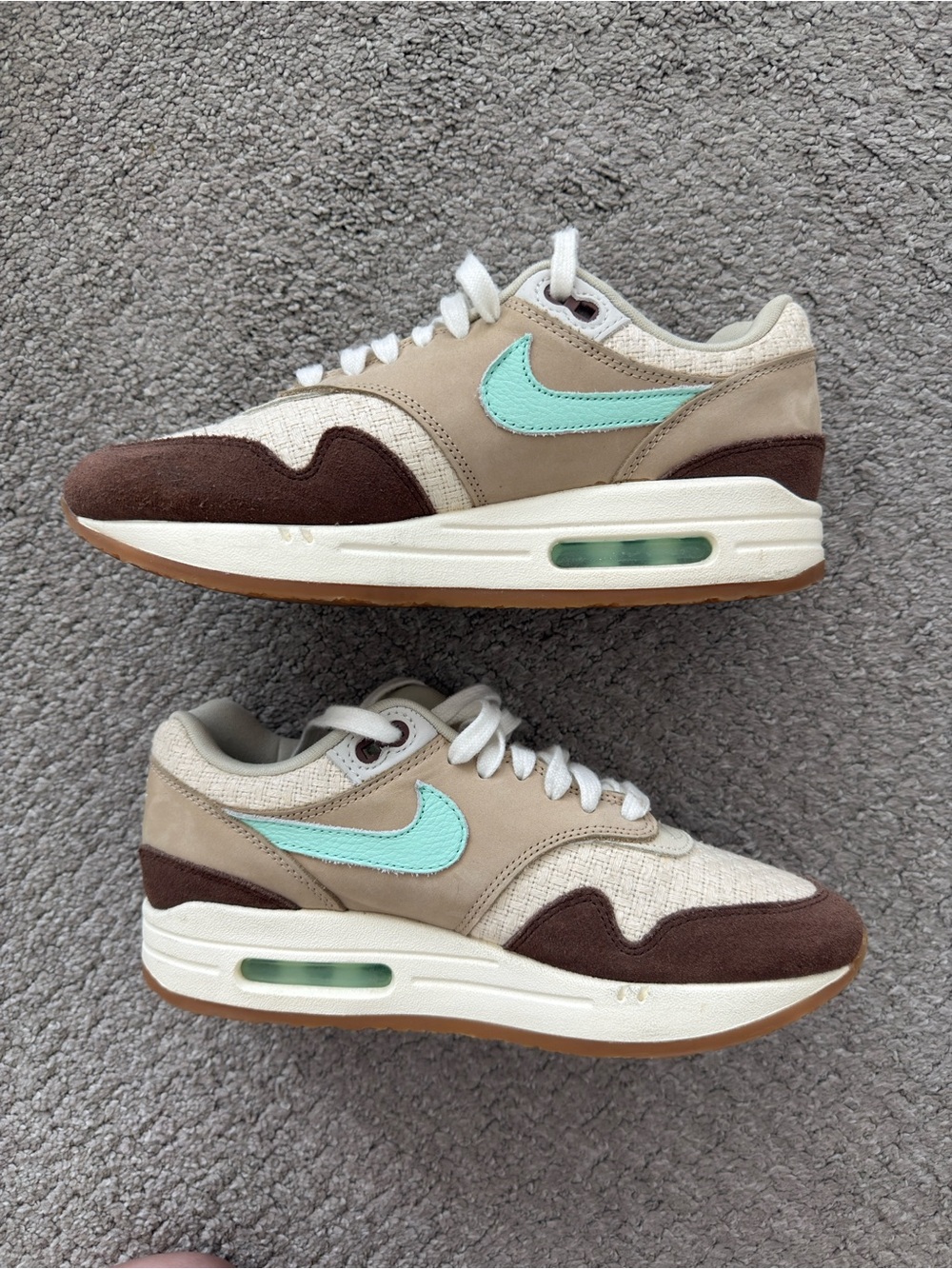Nike Men’s Low-Top Sneakers - Beige, Brown & Teal